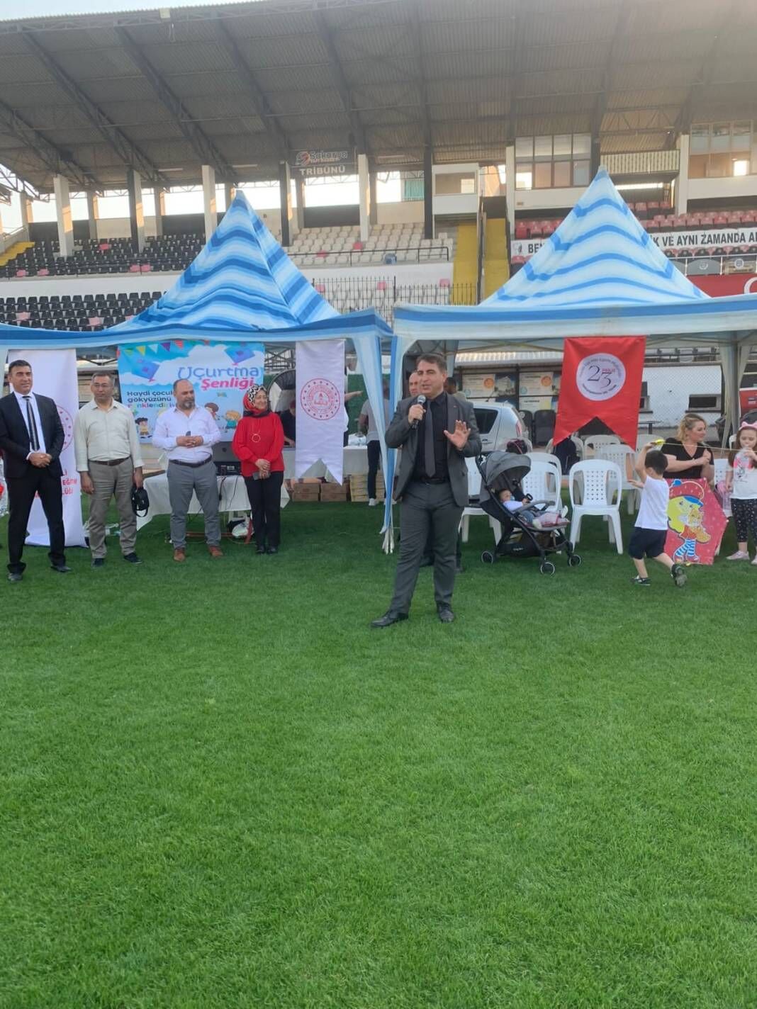 Nazilli'de gökyüzü renklendi