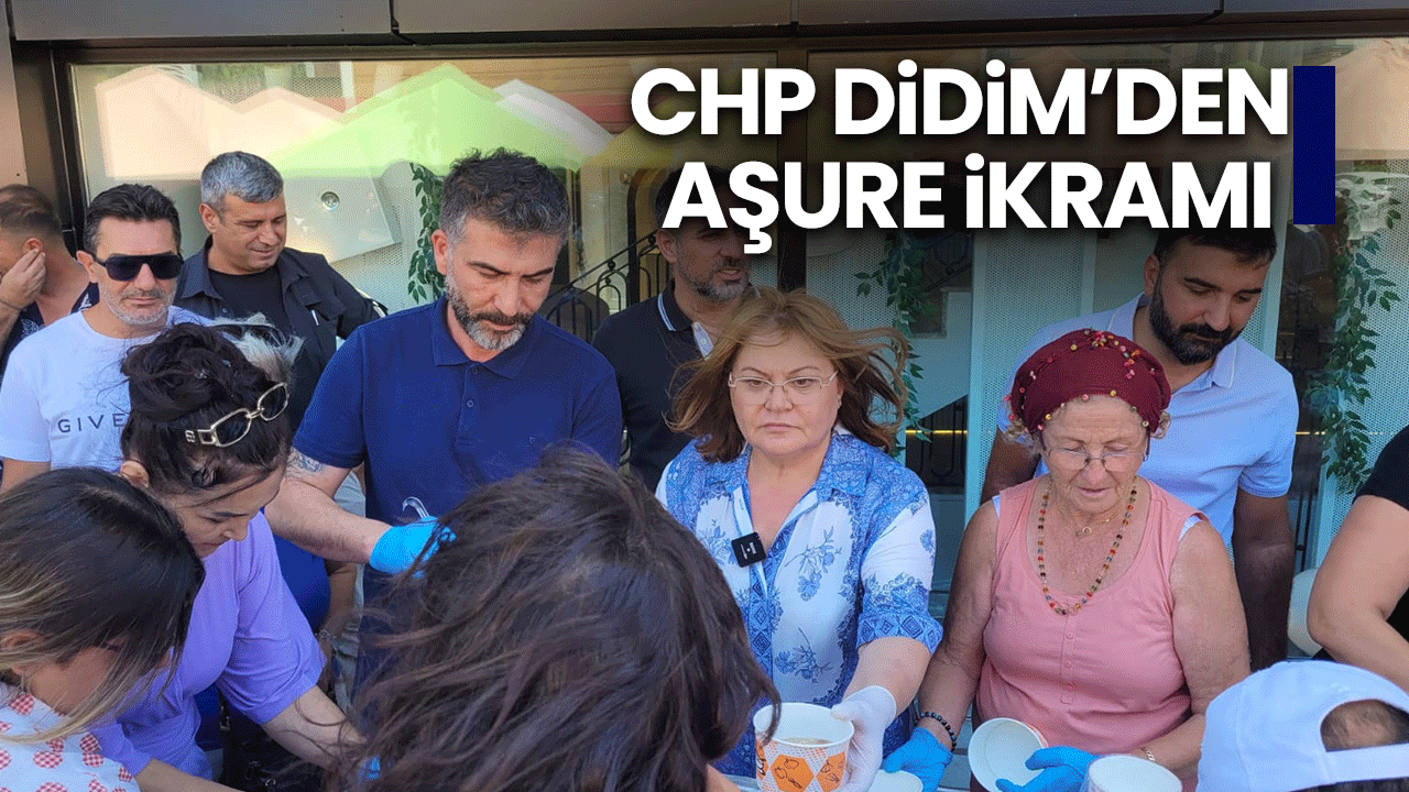 CHP Didim’den aşure ikramı