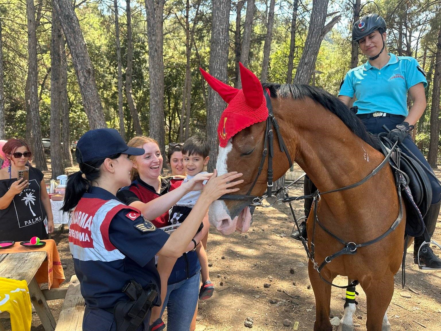 Aydın’da atlı jandarma devriyede