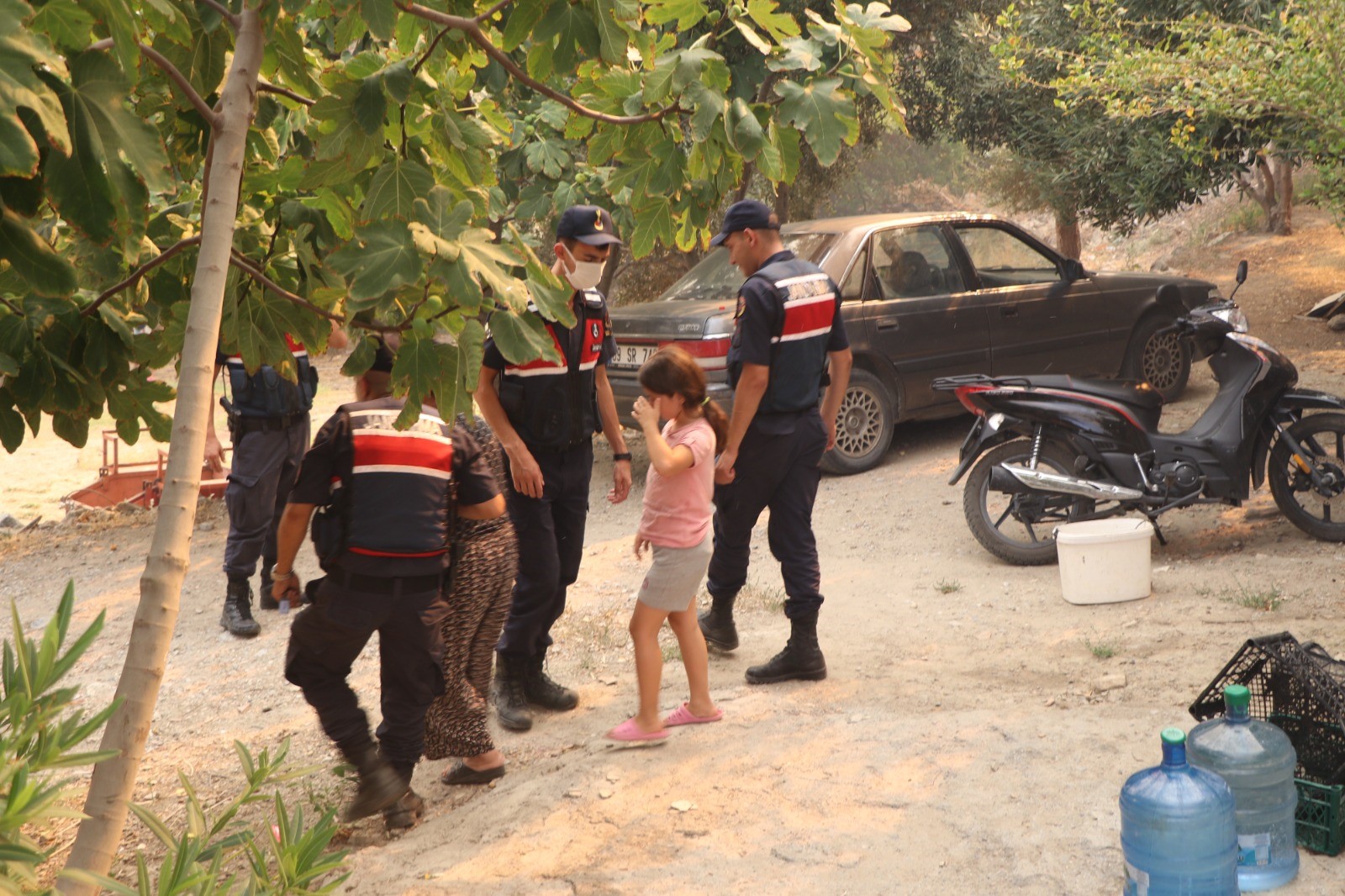 Aydın’daki yangına jandarma eli 