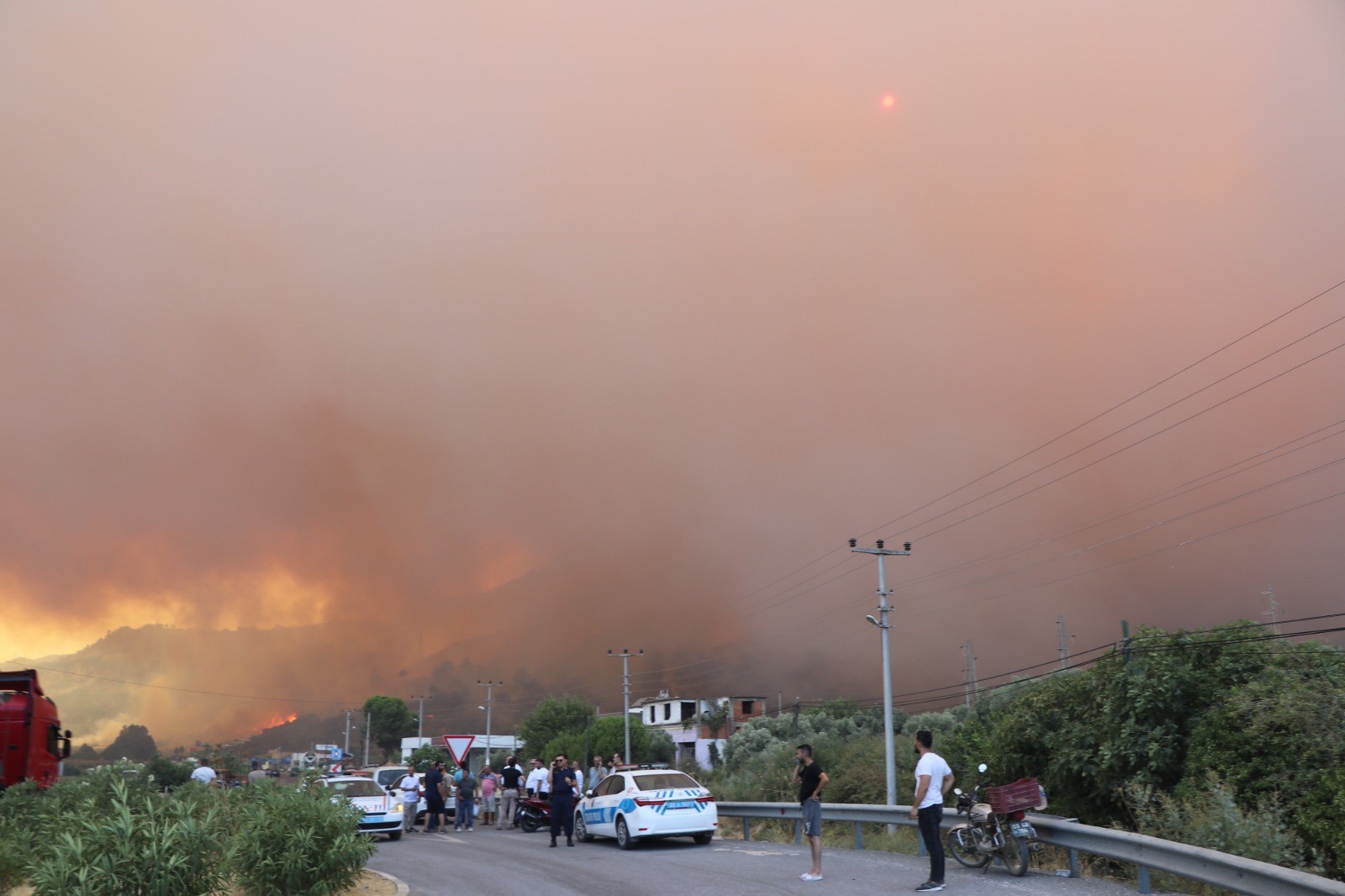 Aydın’daki yangına jandarma eli 