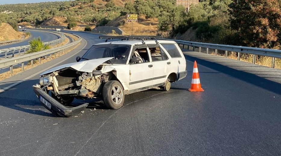 Aydın’da korkutan kaza: 1 yaralı