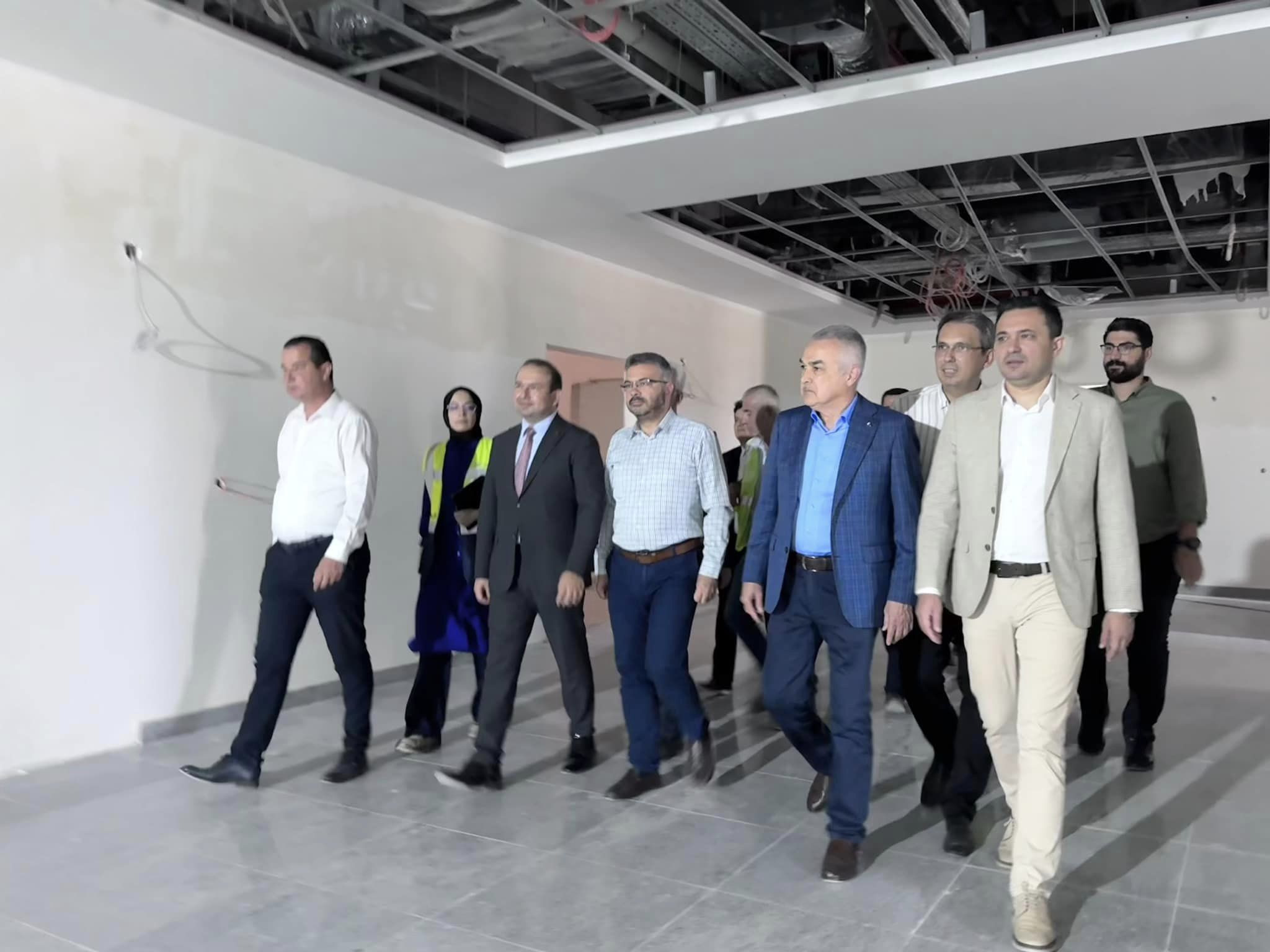 AK Parti heyeti Aydın Şehir Hastanesi inşaatını inceledi