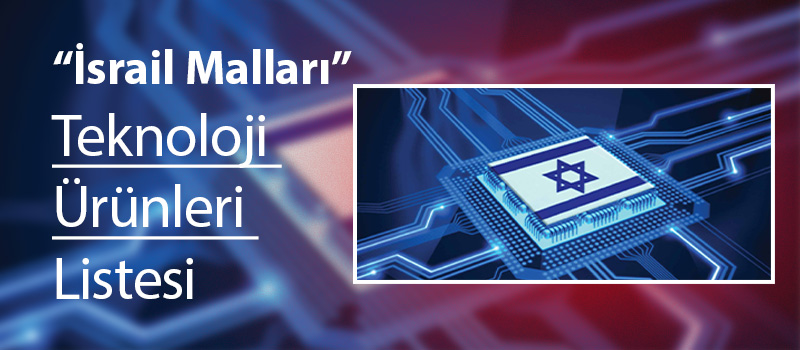 İsrail Malları Teknoloji Ürünleri Kategorisi