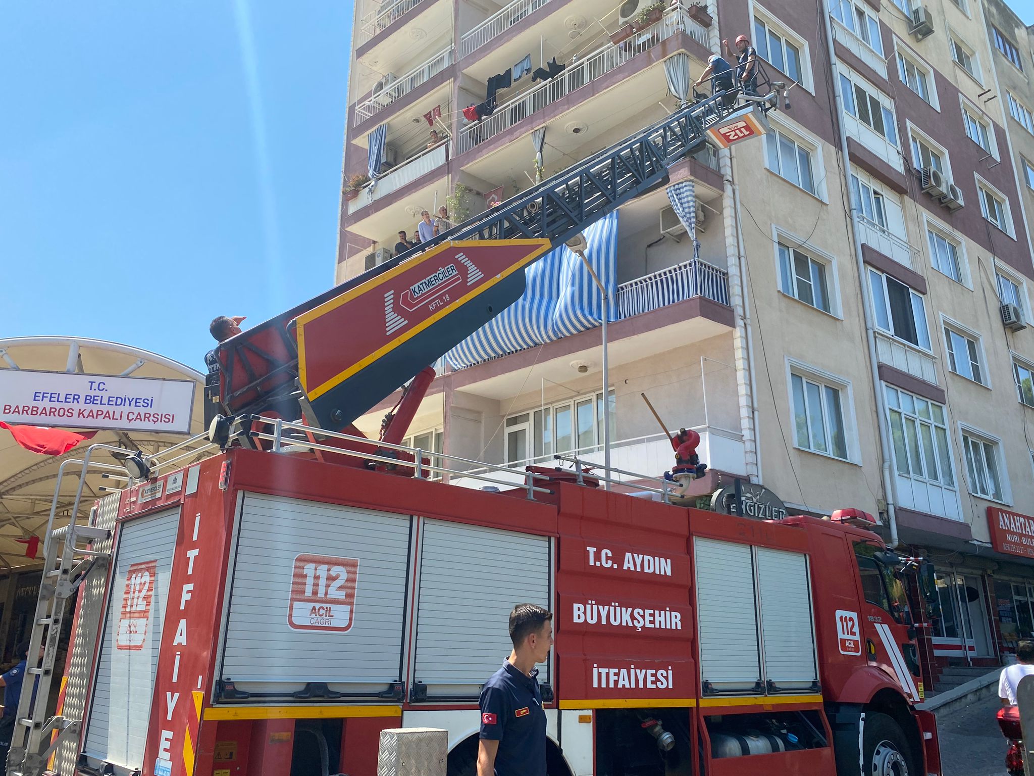 Aydın’da hareketli dakikalar