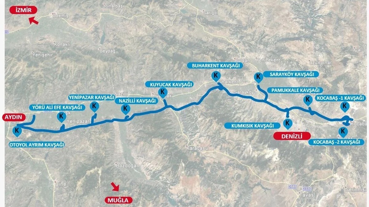 Aydın-Denizli Otoyolu'nu kullanacaklar dikkat: Karayolları uyardı...