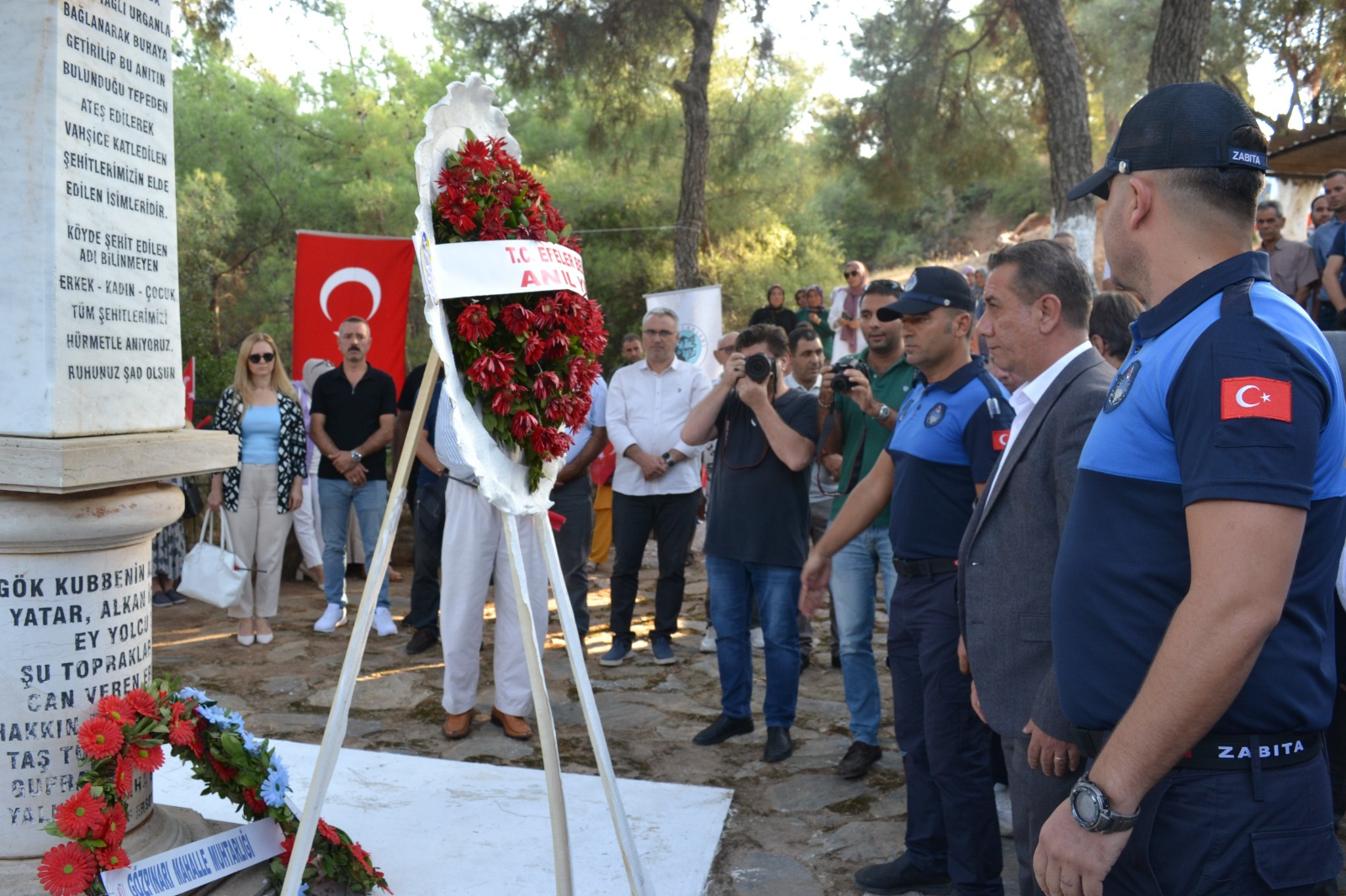 Gözpınar şehitleri için anlamlı anma töreni