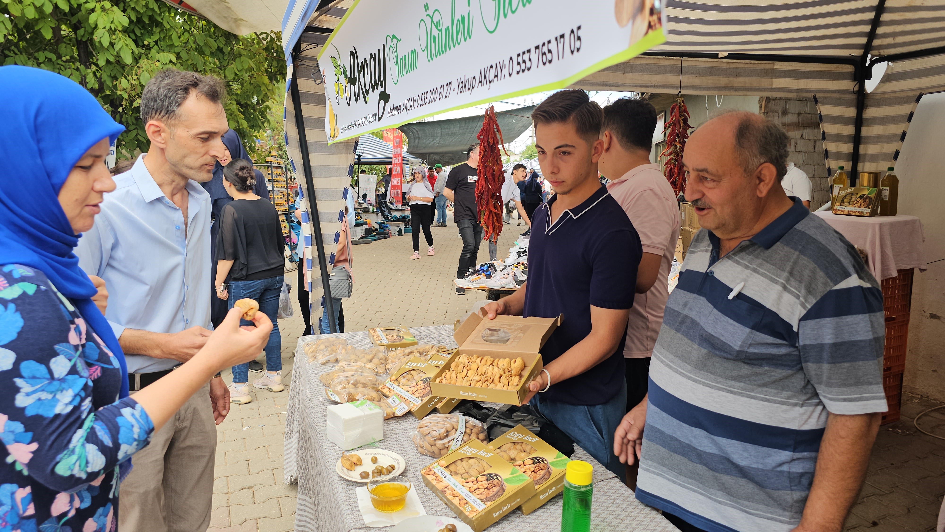 Karacasu Yaykın inciri festivali büyük ilgi gördü