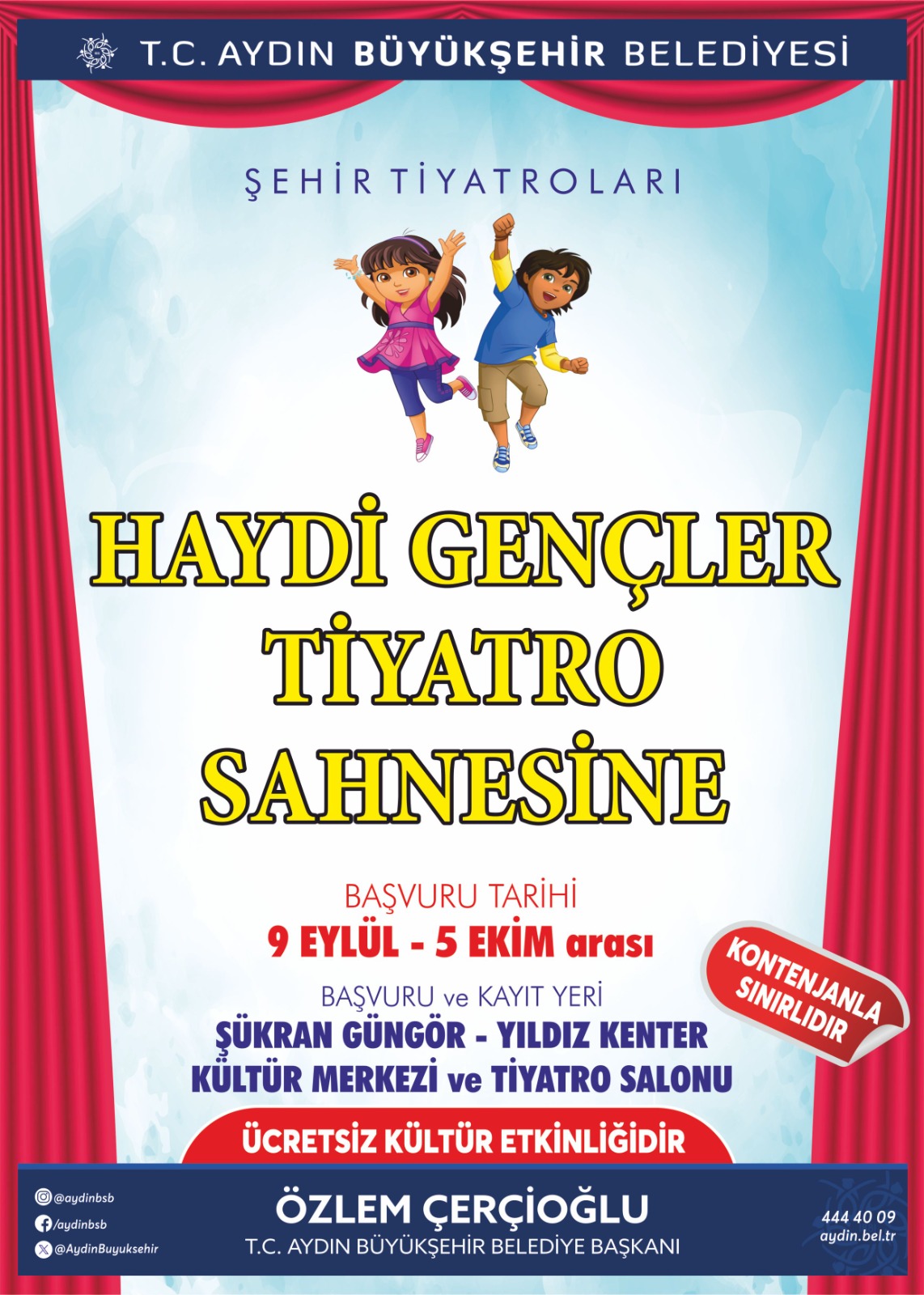 Baskan Cercioglu Aydinlilari Sanatla Bulusturuyor Tiyatro Atolyesi Bu Sene De Kapilarini Aciyor 502186 F58E95A1254E65B005C3Dd3Dff6Abc1F