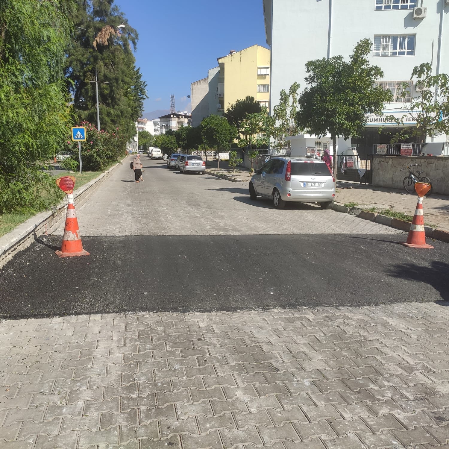 Büyükşehir Belediyesi’nden Nazilli’de okul yoluna önlem