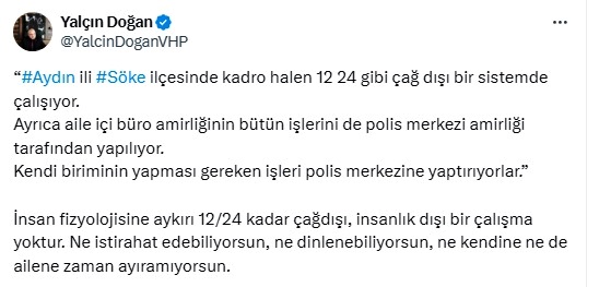 Dogandan Aydindaki Polislerin Calisma Kosullarina Tepki Aydindaki Polislerin Calisma Kosullarini Gundeme Tasidi 501090 C12B4B8788Ba72902414Ec9143Add901