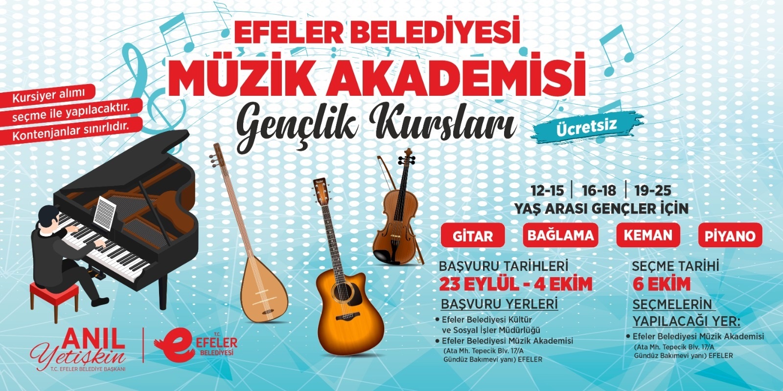 Efeler Belediyesinden Muzik Kurslari Duyurusubasvuru Tarihleri Belli Oldu 503895 C1A91C39Ea7Eadfb4Adacbf80E06A94D