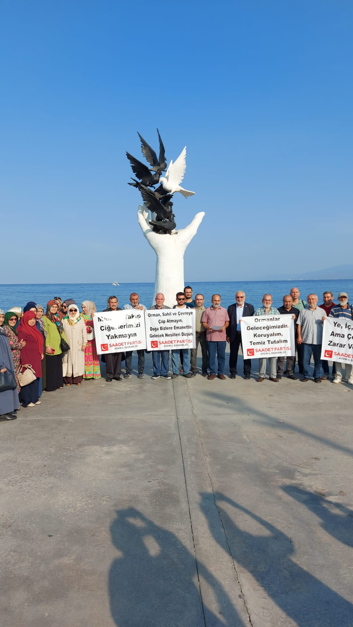 Saadet Partisi Aydın’dan çevre duyarlılığı