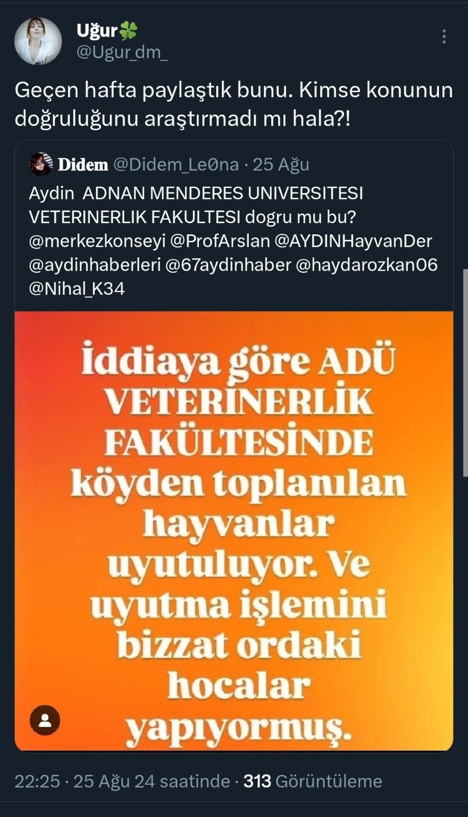 ADÜ'ye çirkin iftira! O fakülte gerçeği açıkladı