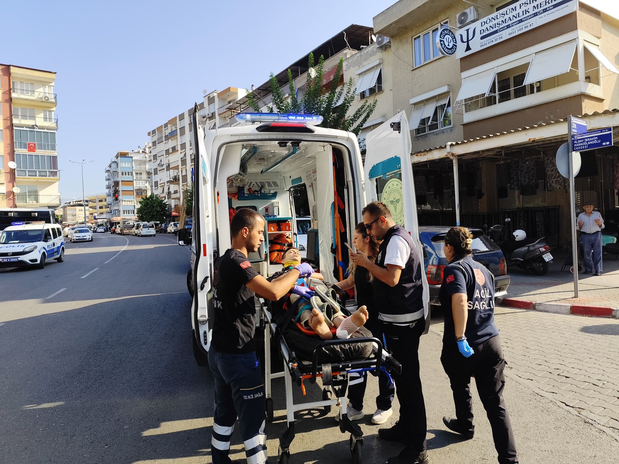 Nazilli’de 16 yaşındaki sürücü ölümden döndü! Kaza anı kamerada