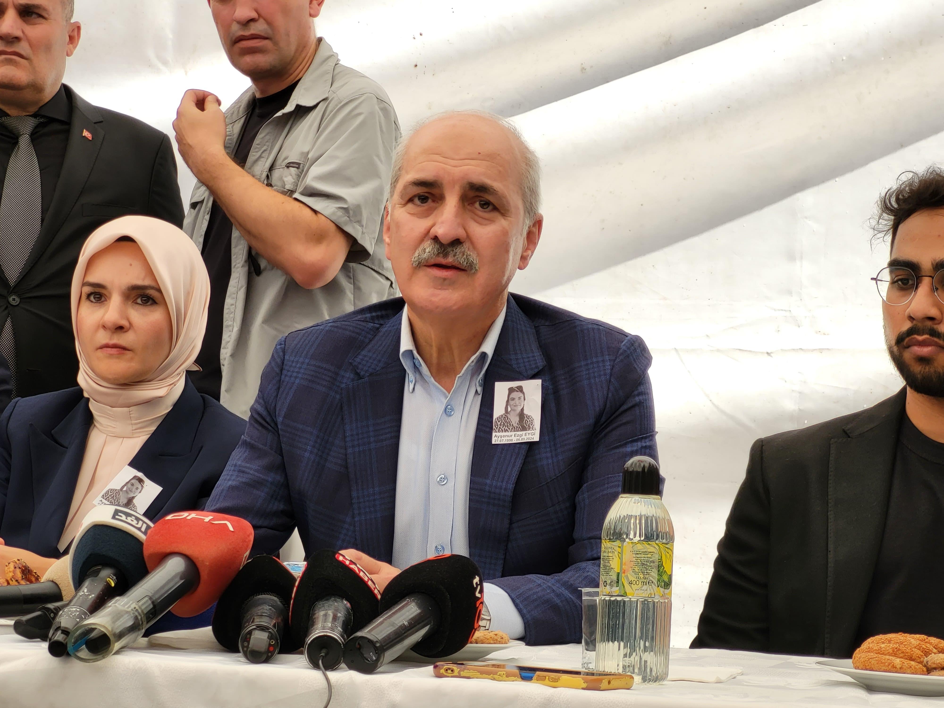 TBMM Başkanı Numan Kurtulmuş Eygi’nin ata evinde