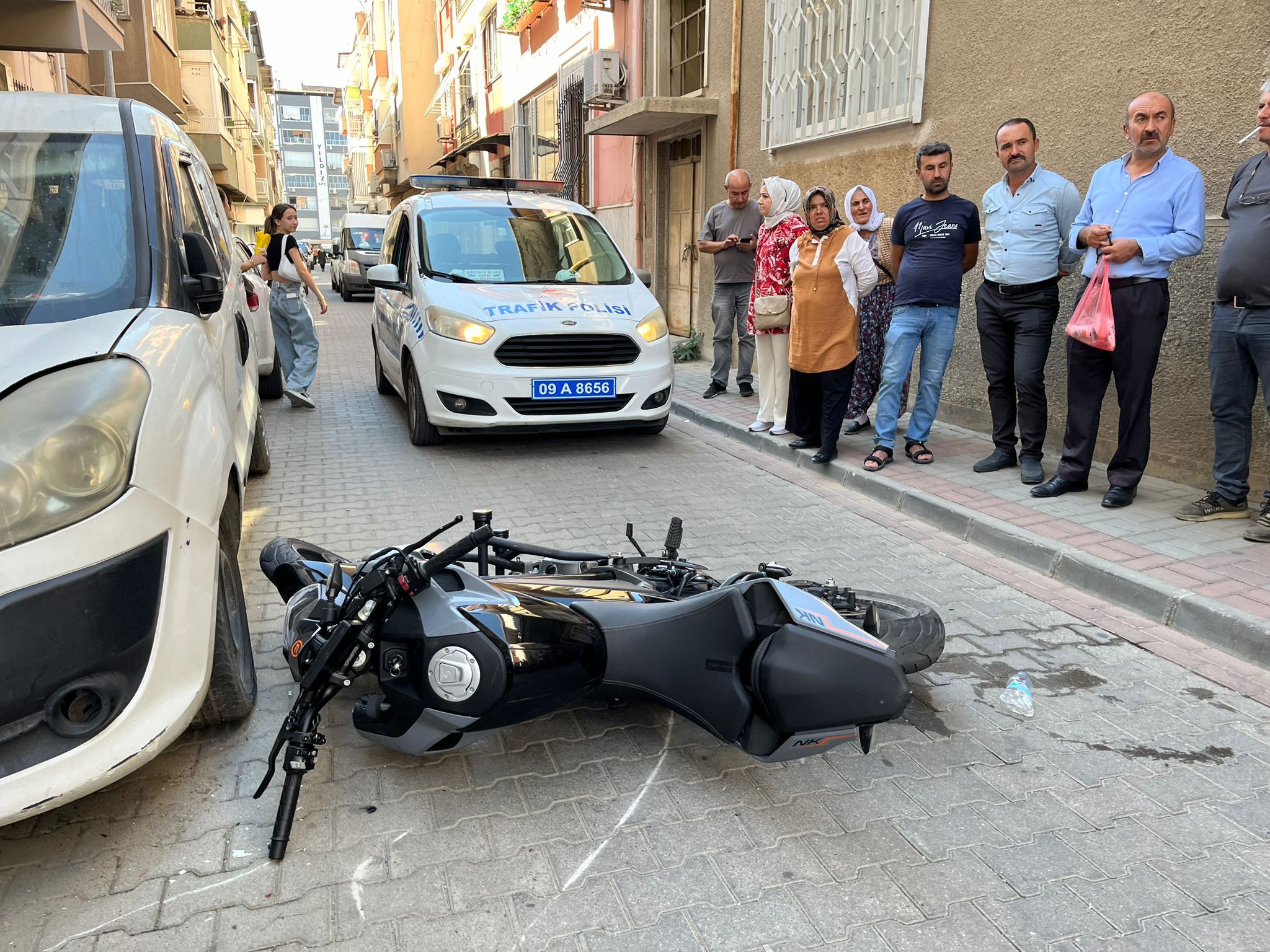 Nazilli’de iki motosiklet birbirine girdi: 3 yaralı!