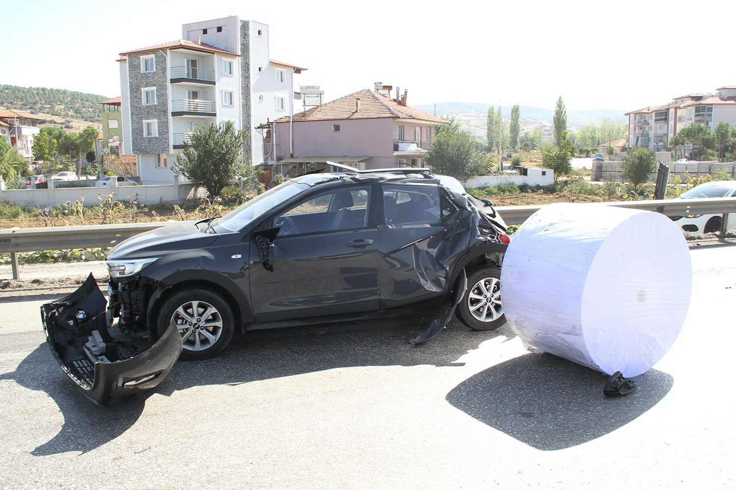 Facianın eşiğinden dönüldü! Bu araçtan burnu bile kanamadan çıktı