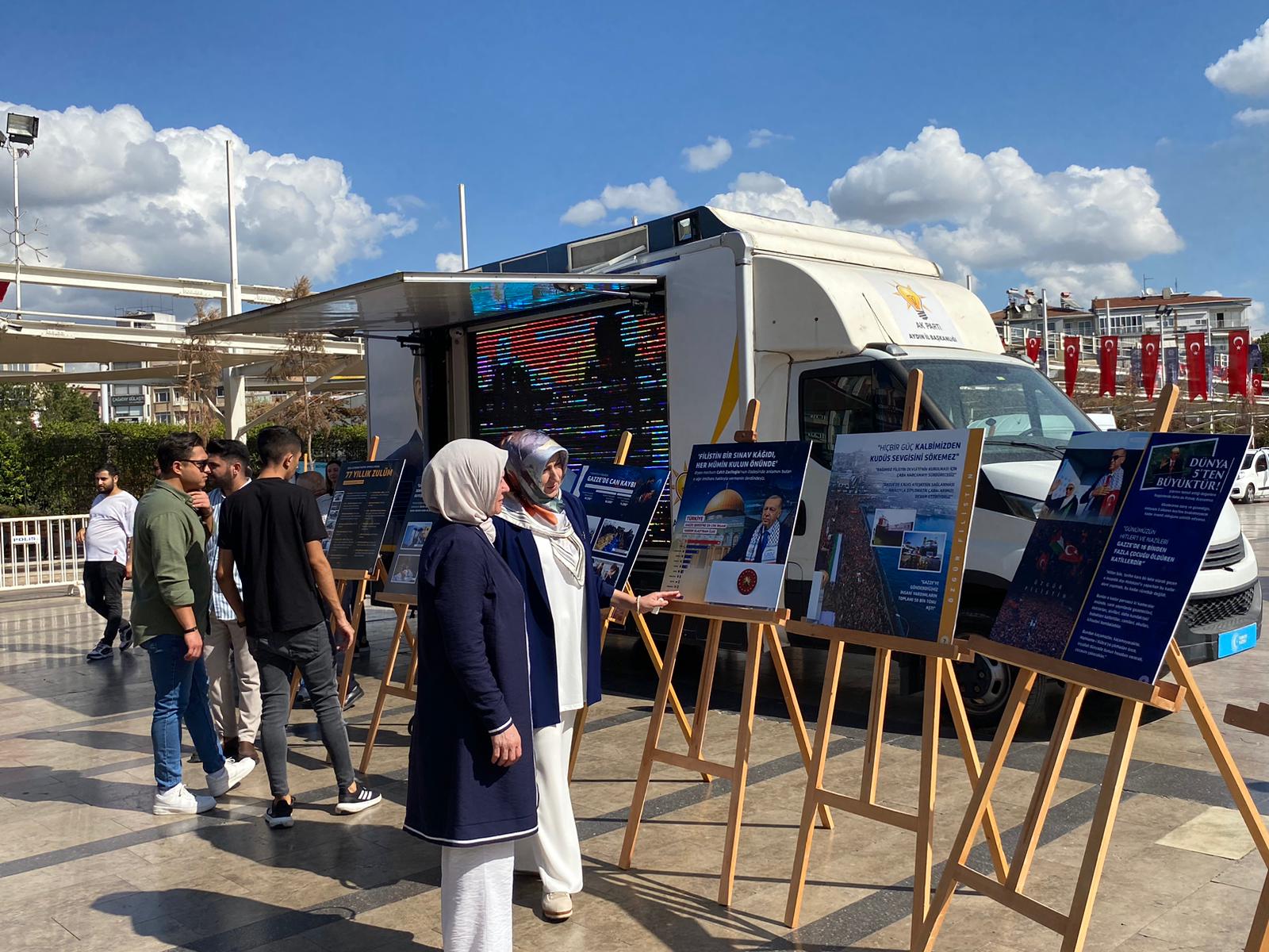 AK Parti Aydın, Filistin’i unutmadı