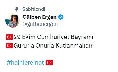 Gülben Ergen 29 Ekim kutlamalarının iptaline isyan Etti! 