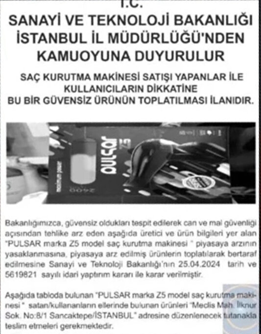 Birçok evde kullanılan ürün yasaklandı! Bakanlık ilanla vatandaşları uyardı