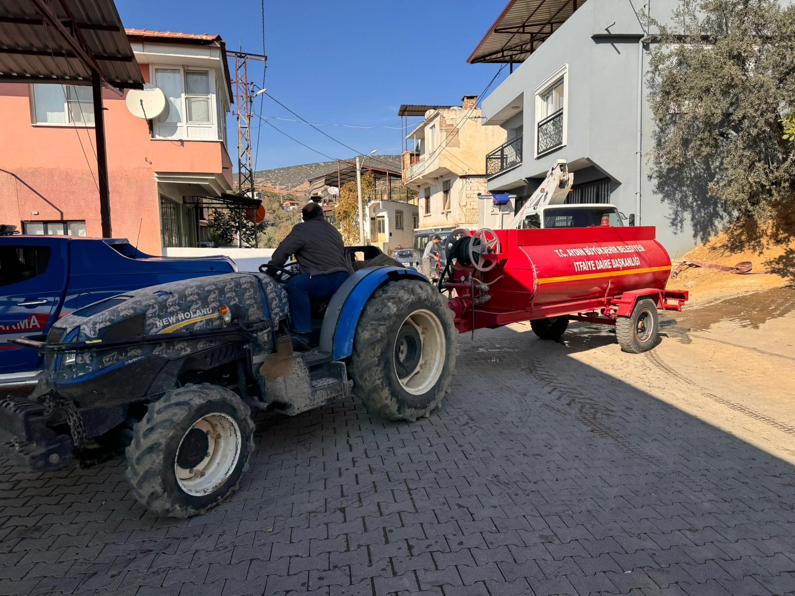 Yağmur duasında yangın çıktı! Vatandaşlar seferber oldu