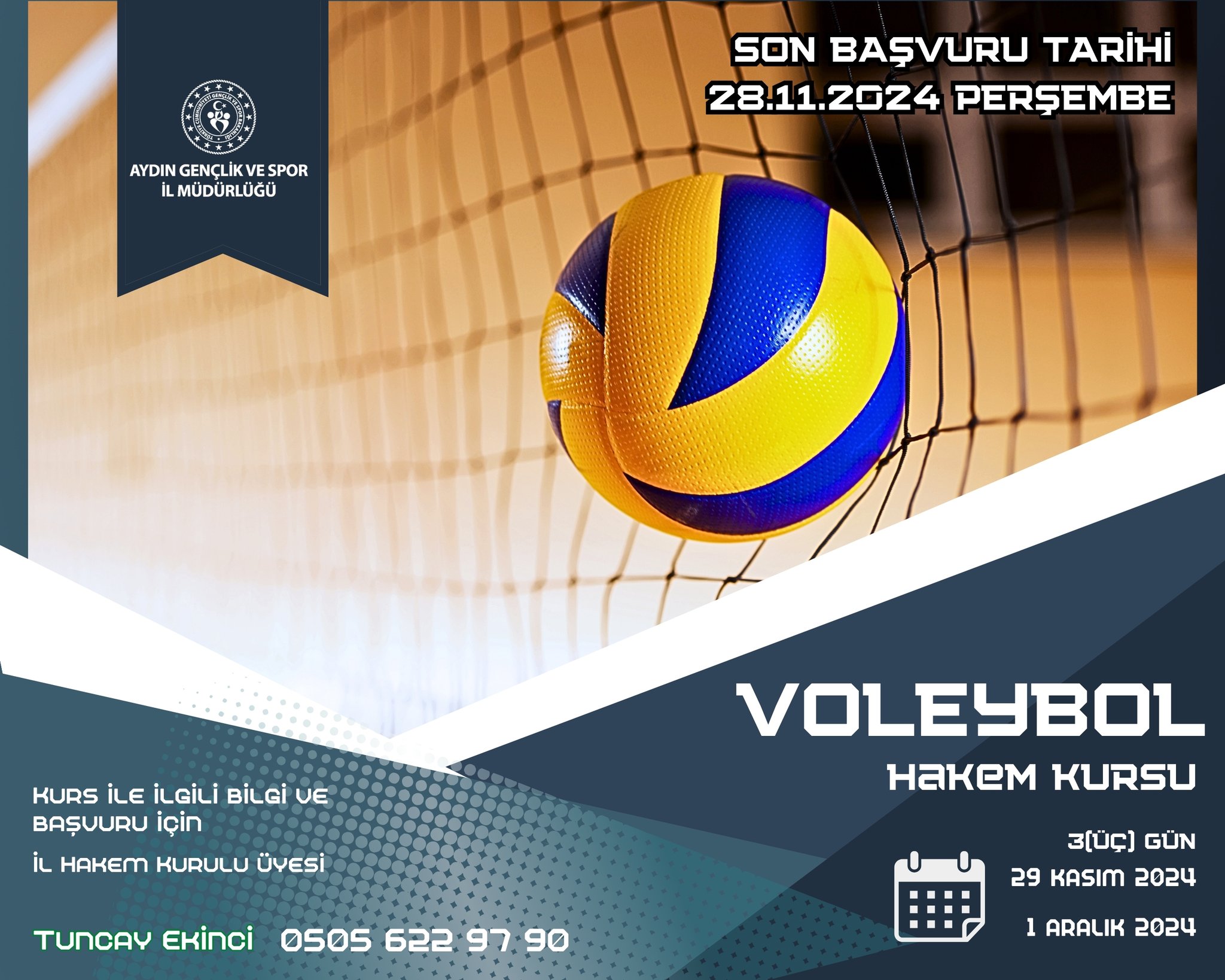 Voleybol hakemi olmak isteyenler dikkat! Kurs başvuru süresi ne zaman bitiyor? 