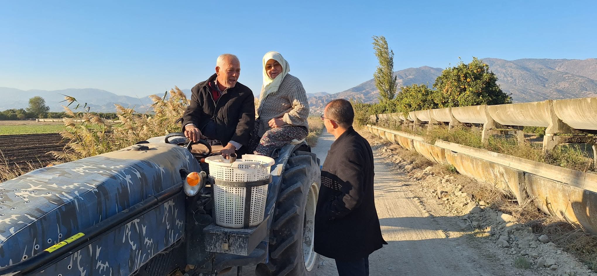 Kuyucak’ta çiftçilerin büyük bir sorunu çözüldü! Arazilerine güvenle ulaşabilecekler