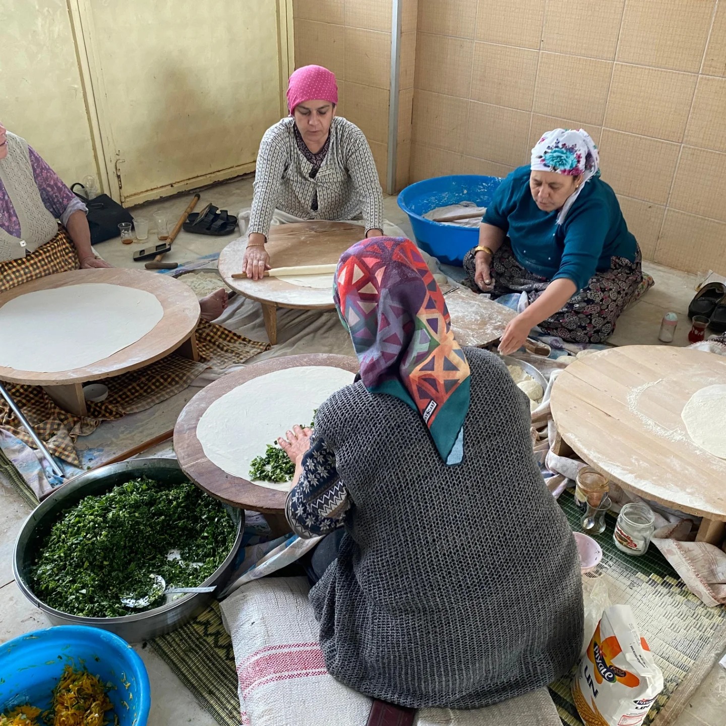 Nazilli’de gözlemeler şükür için pişti