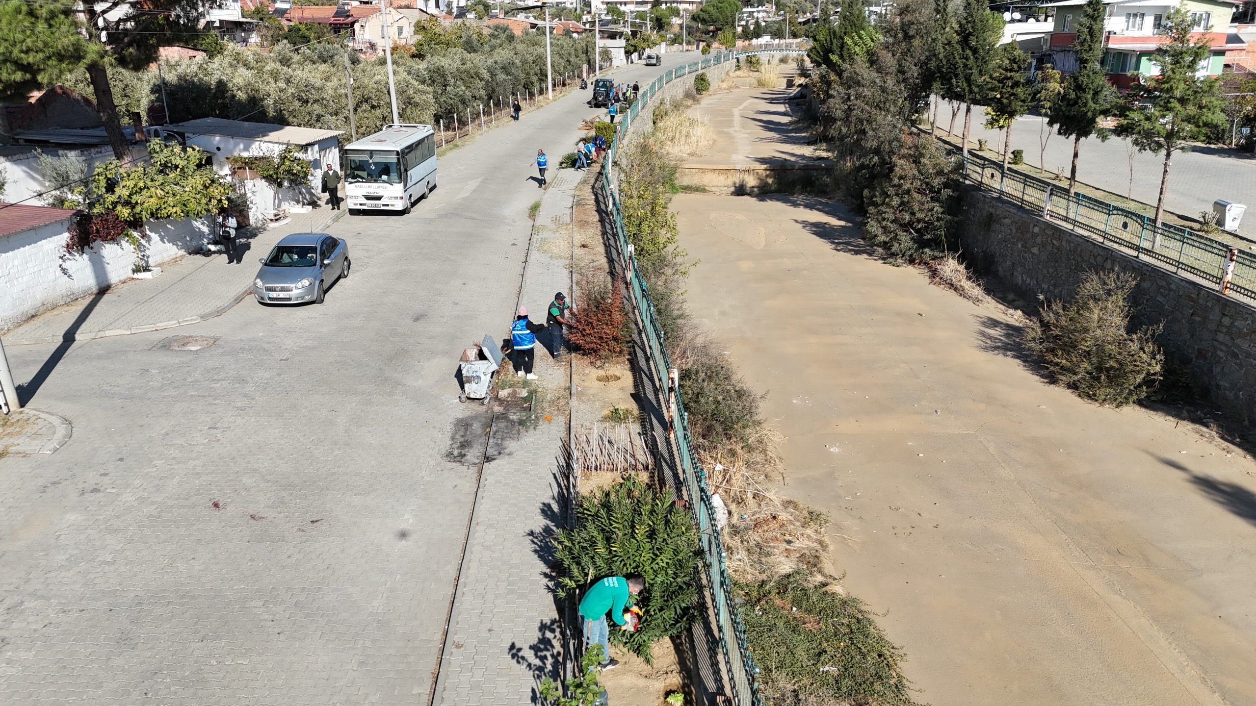 Nazilli’de Pınarbaşı yürüyüş yolu temizlendi