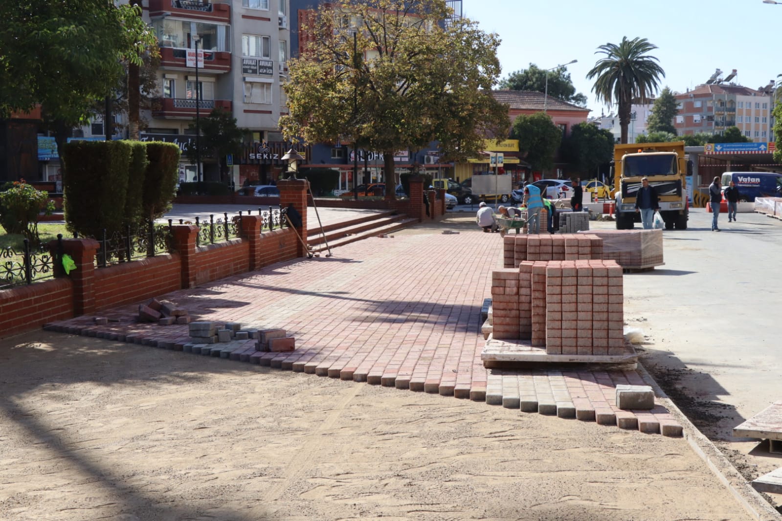 Nazilli'nin tek yön çalışması hız kazandı