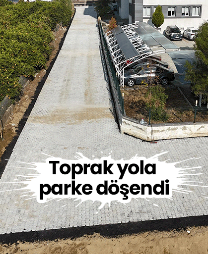 Nazilli’de bir yol daha tamamlandı