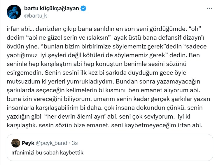 Peyk grubunun solisti hayatını kaybetti! Ölümü sevenlerini yasa boğdu 