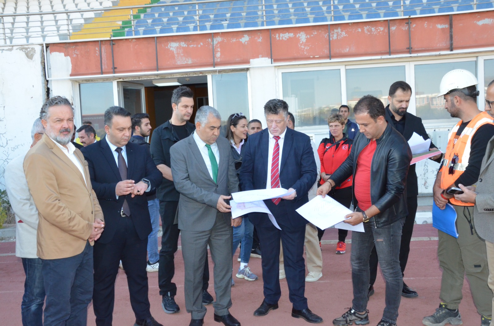 ADÜ Binali Yıldırım Stadyumu’nda yer teslim töreni