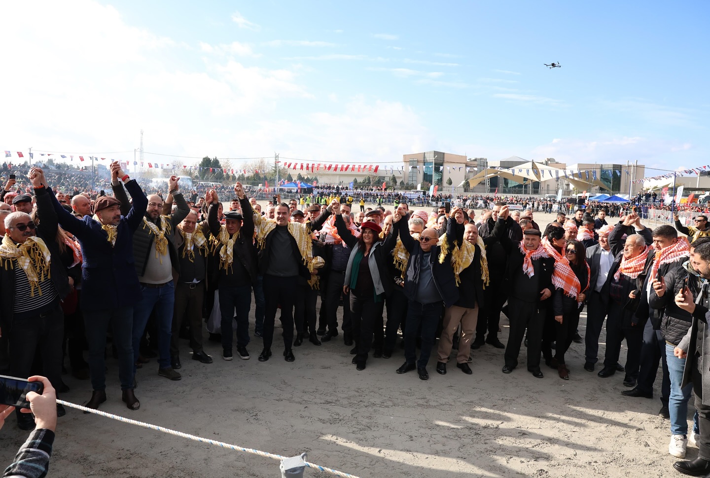 Pehlivan develer Aydın’da kıran kırana mücadele etti 