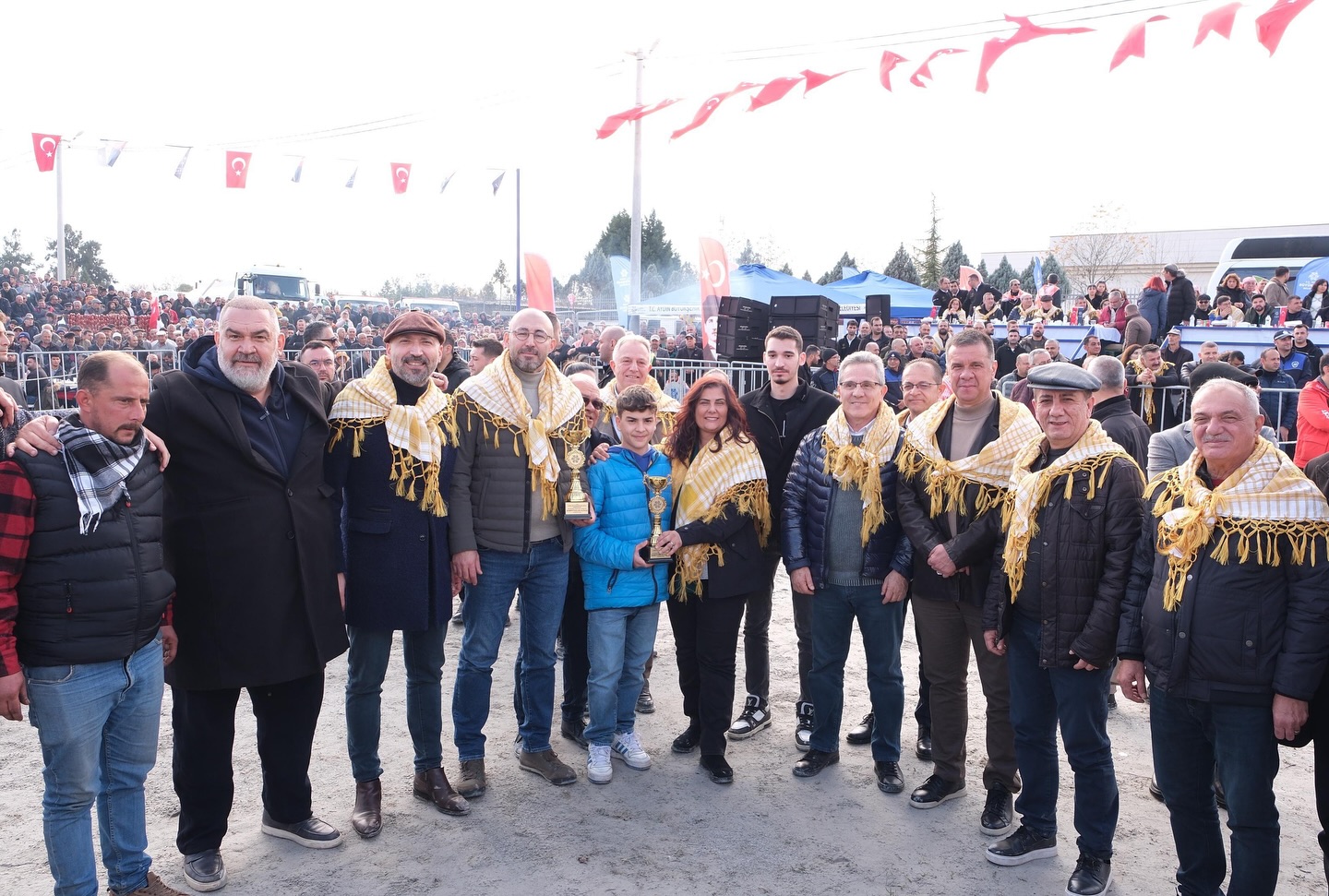 Pehlivan develer Aydın’da kıran kırana mücadele etti 