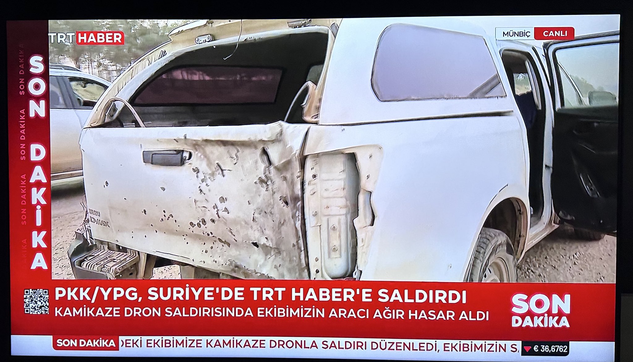 PKK/YPG’den basın mensuplarına saldırı! Sarıbaş’tan geçmiş olsun mesajı