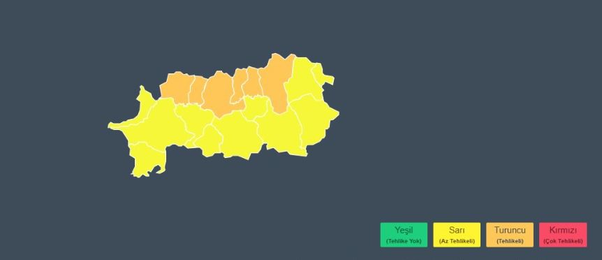 Aydın’a ‘turuncu kod’ alarmı