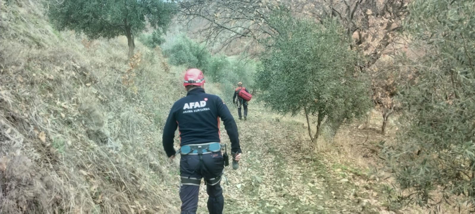 Aydın'da av köpeğini kurtarma operasyonu