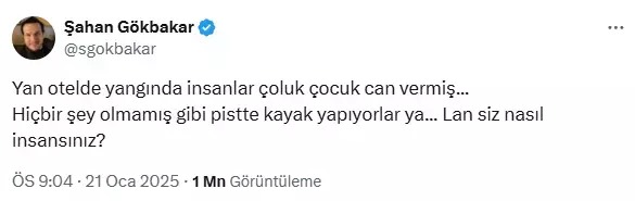 Otel yangını sonrası büyük şok! Şahan Gökbakar isyan etti