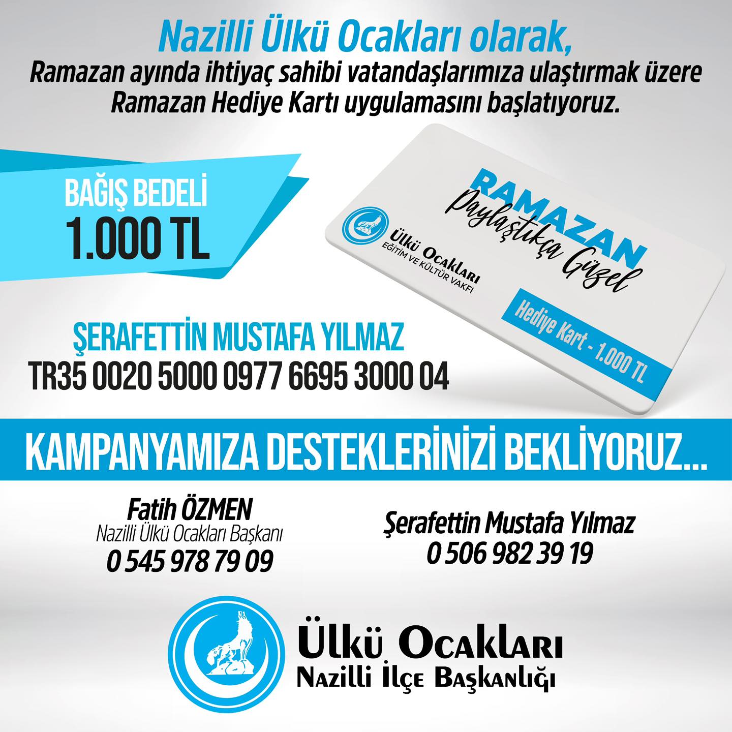 Nazilli Ulku Ocaklarindan Ramazan Dayanismasi Ihtiyac Sahiplerine Hediye Karti 547321 5Ba9A286A875E9Ca4D25007Cb74A4B44