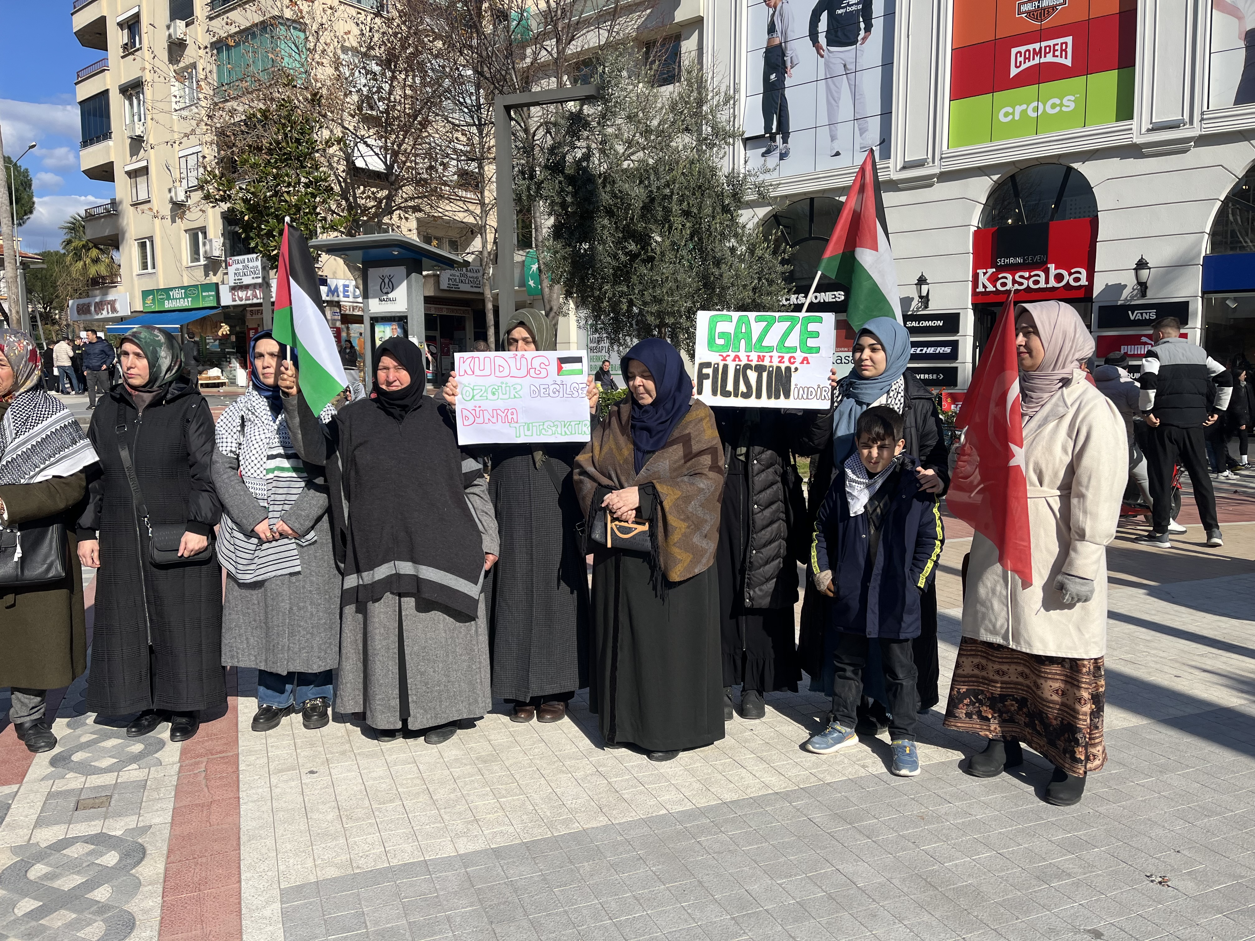 Saadet Partisi Nazilli’den ABD ve İsrail’e sert tepki! “Gazze Gazzelilerindir”