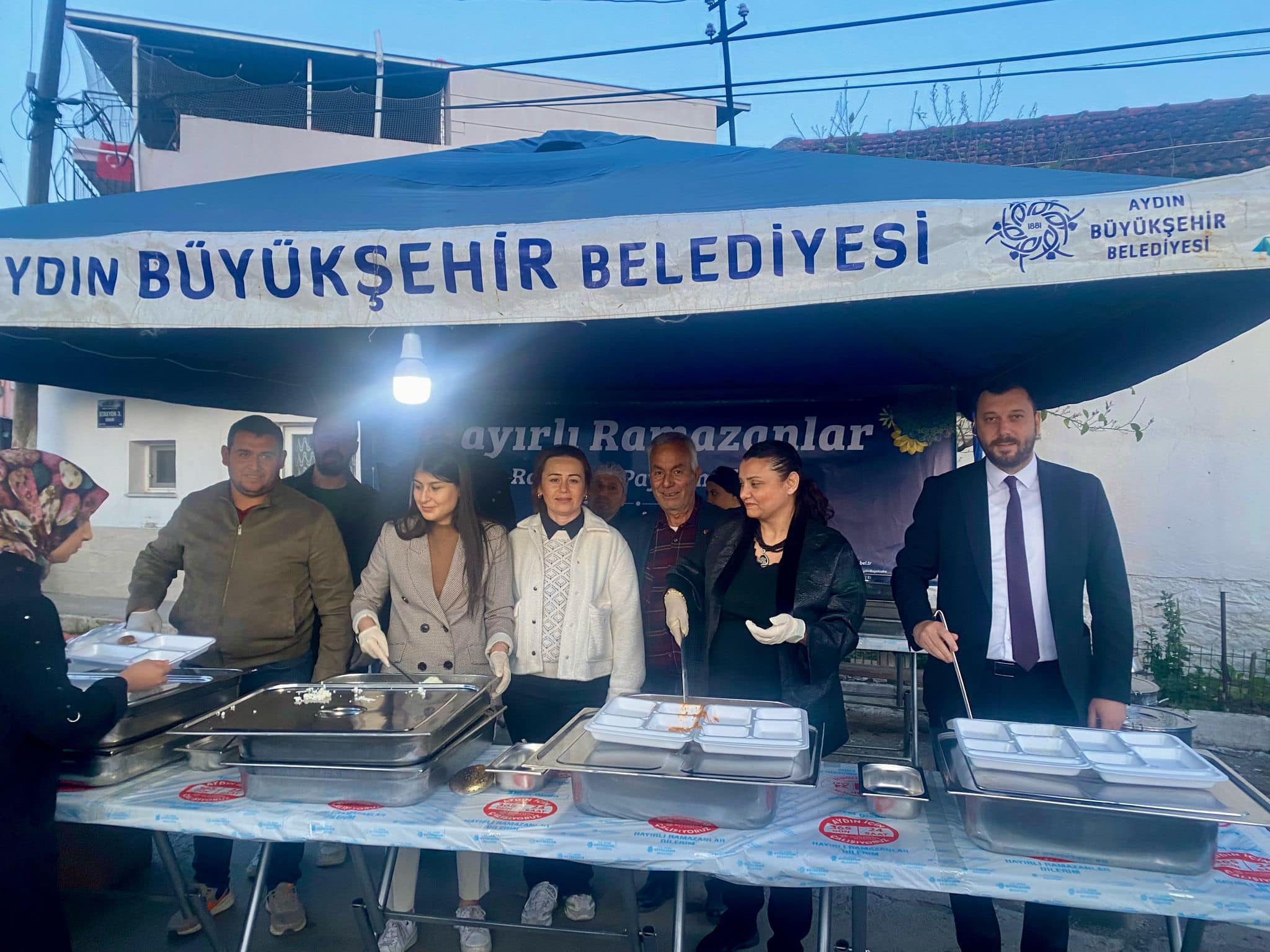 Erbeyli’deki iftar programına yoğun katılım