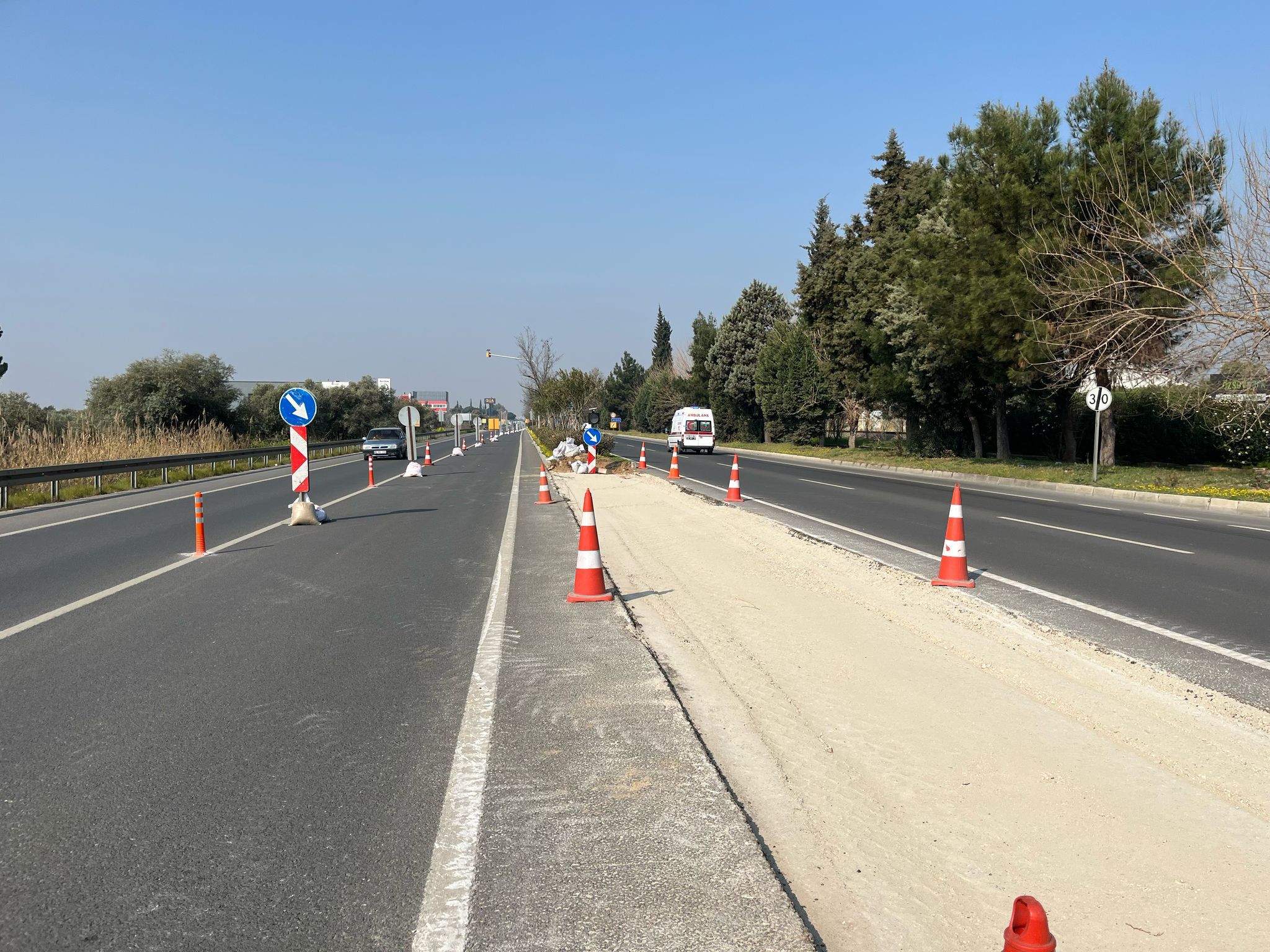 Aydın’da bu yol tek şeride düşürüldü: Sürücülerin dikkatine! 