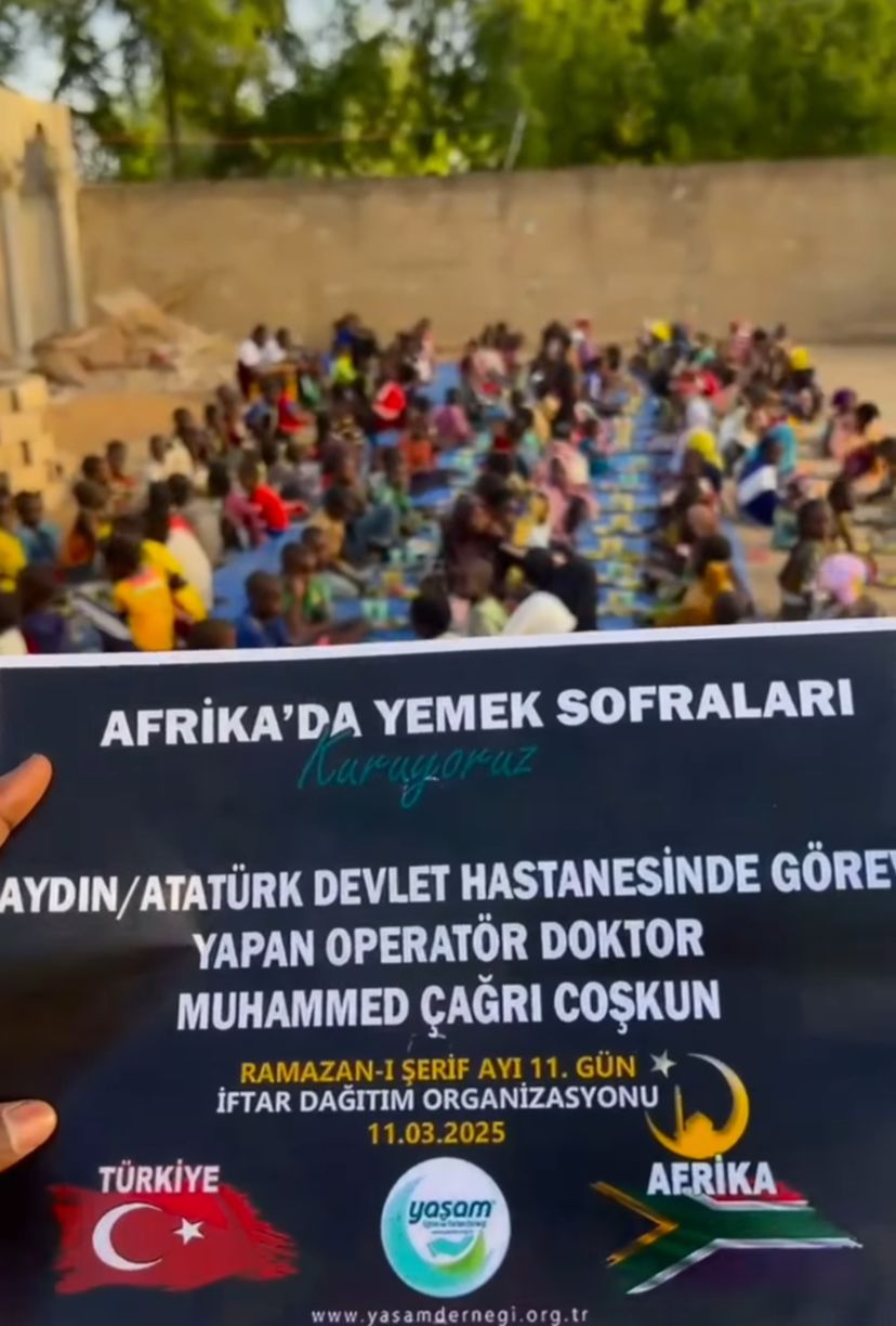 Aydınlı doktor Çoşkun, Kamerun’da iftar yemeği verdi