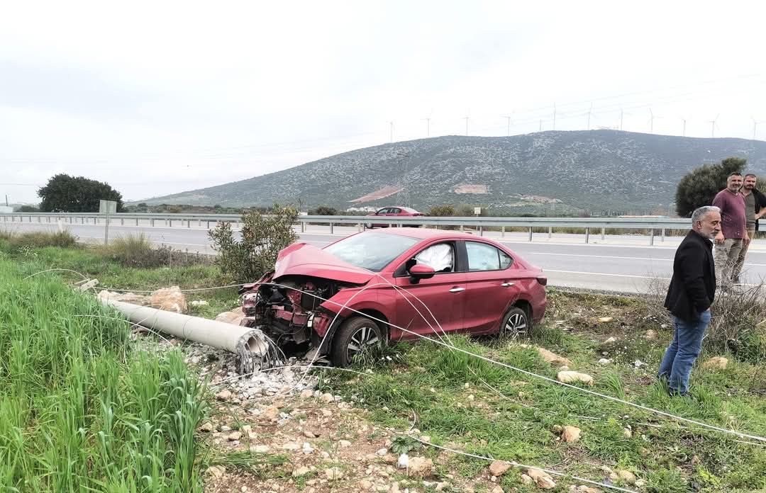 Didim’de korkutan kaza