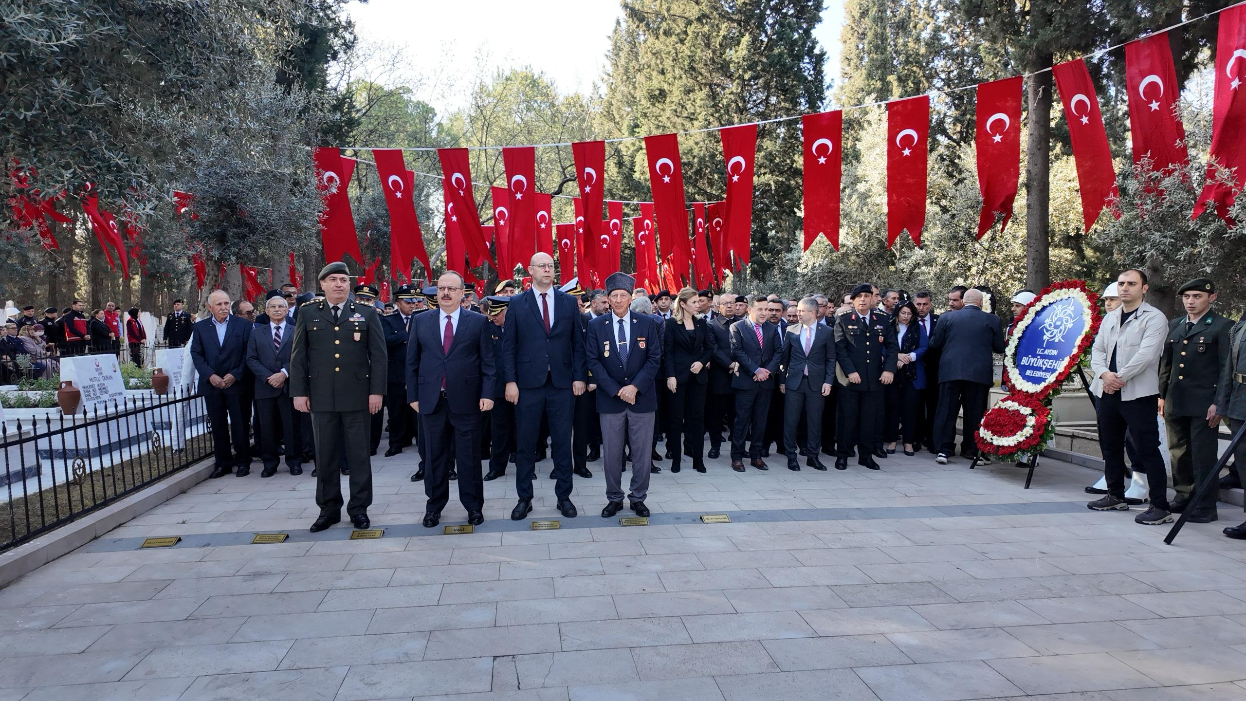 Aydın’da şehitler dualarla anıldı