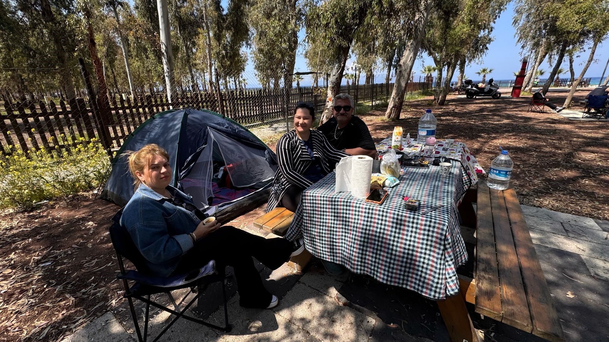 Kuşadası’nda piknik keyfi
