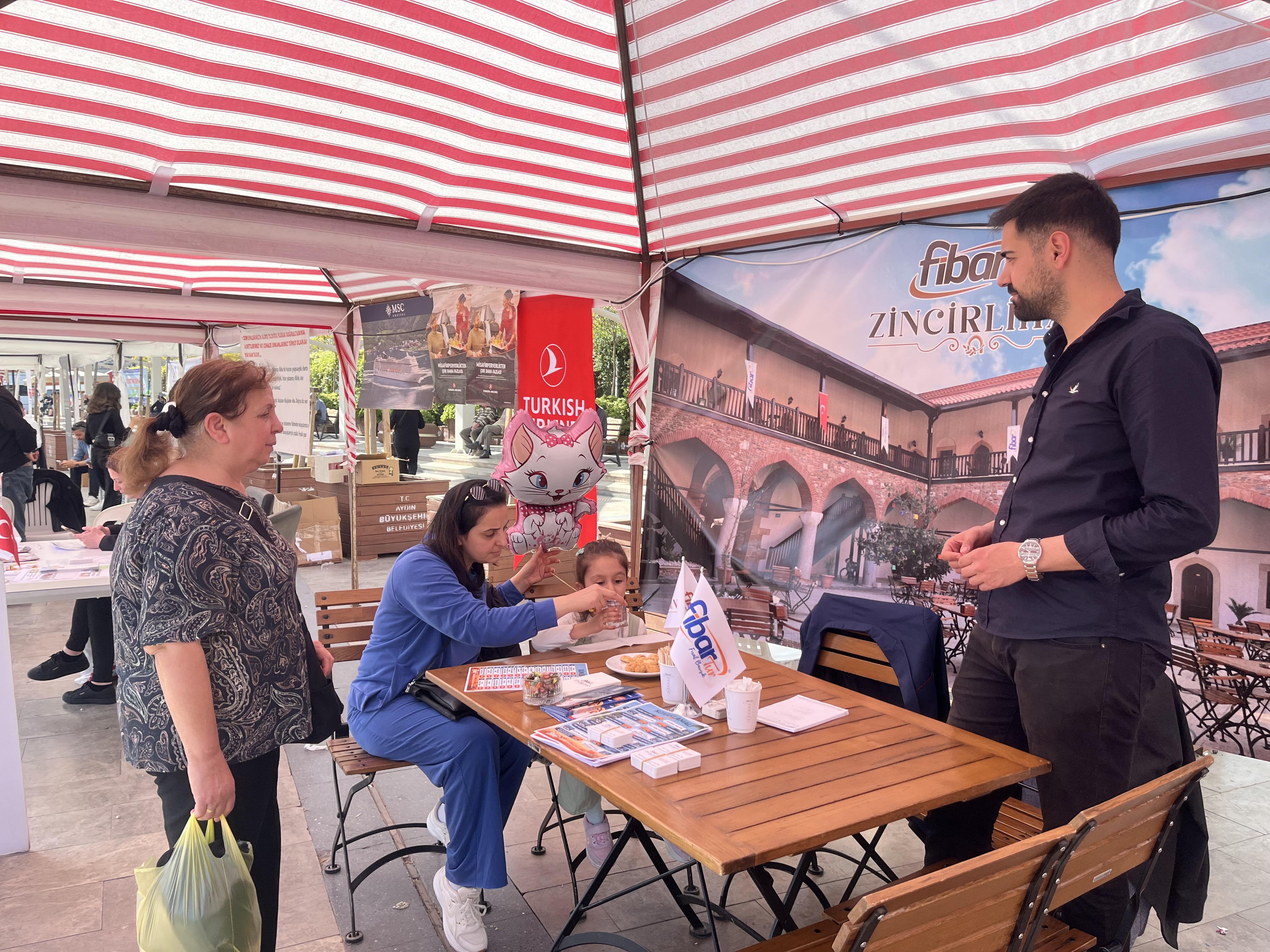 FibarTur Aydın Turizm Fuarı’nda vatandaşlarla buluştu