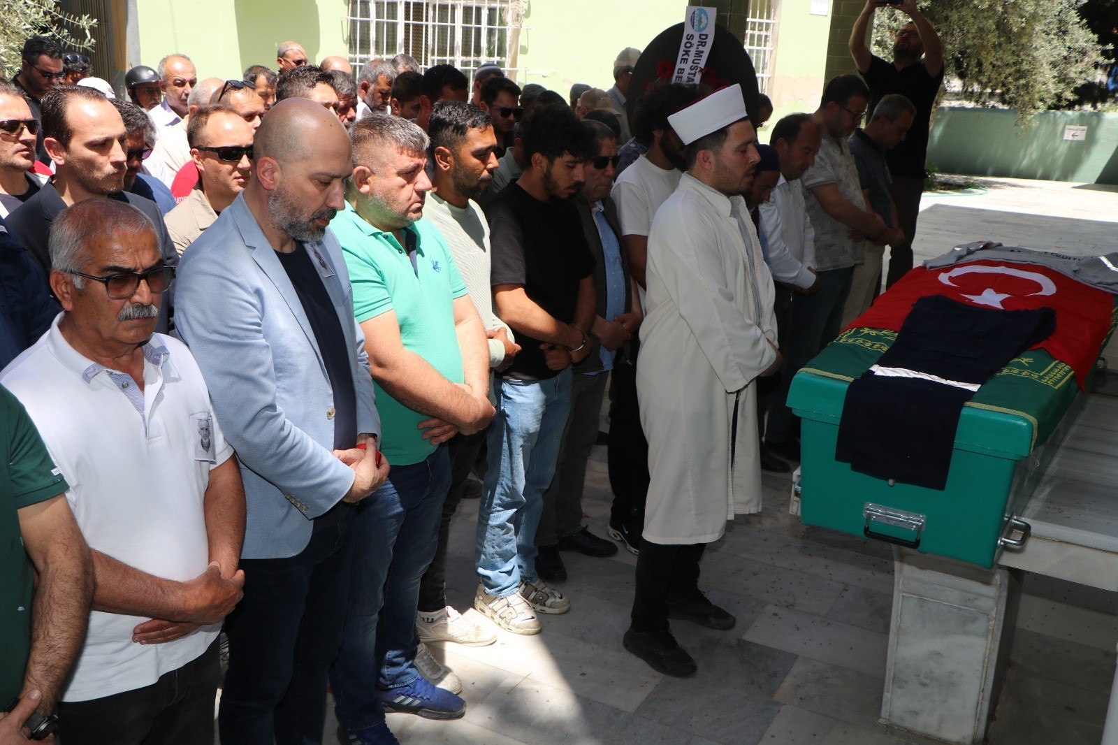 Söke’deki kazada hayatını kaybeden belediye personeline veda 